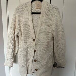Urban Outfitters Cream Knit Cardigan
